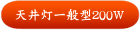 天井灯一般型200W